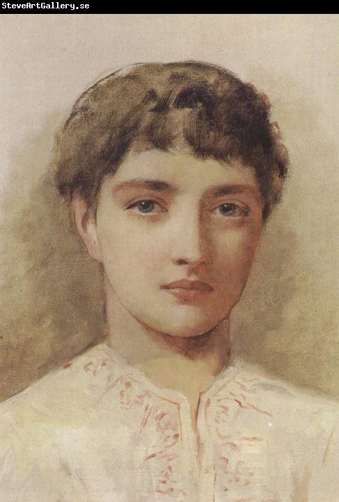 Edwin long,R.A. Head Studies of young Girls (mk37)